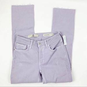 Pilcro and the Letterpress Purple Jeans 25 NWT